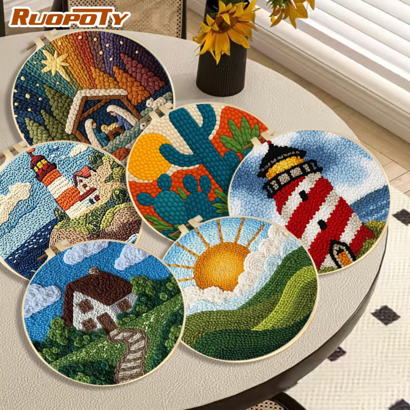 Art Craft Ideas With Paper - RUOPOTY Kit de Agulharia DIY Farol