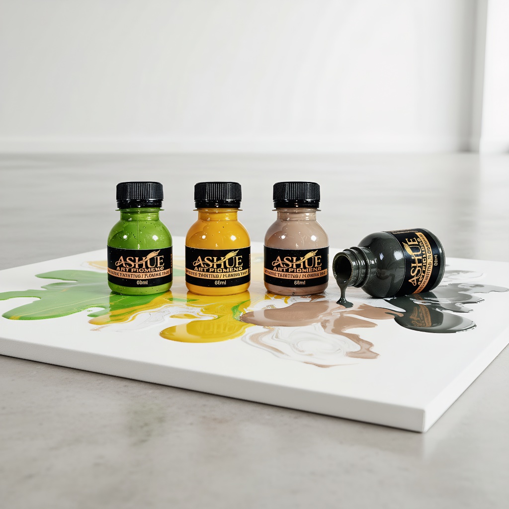 Acrylic Pour Paint - Kit de Tinta Acrílica Fluida para
