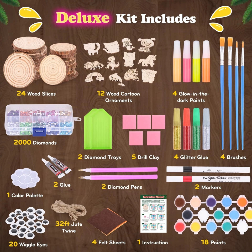 Art Craft Education - Kit de Pintura em Madeira que
