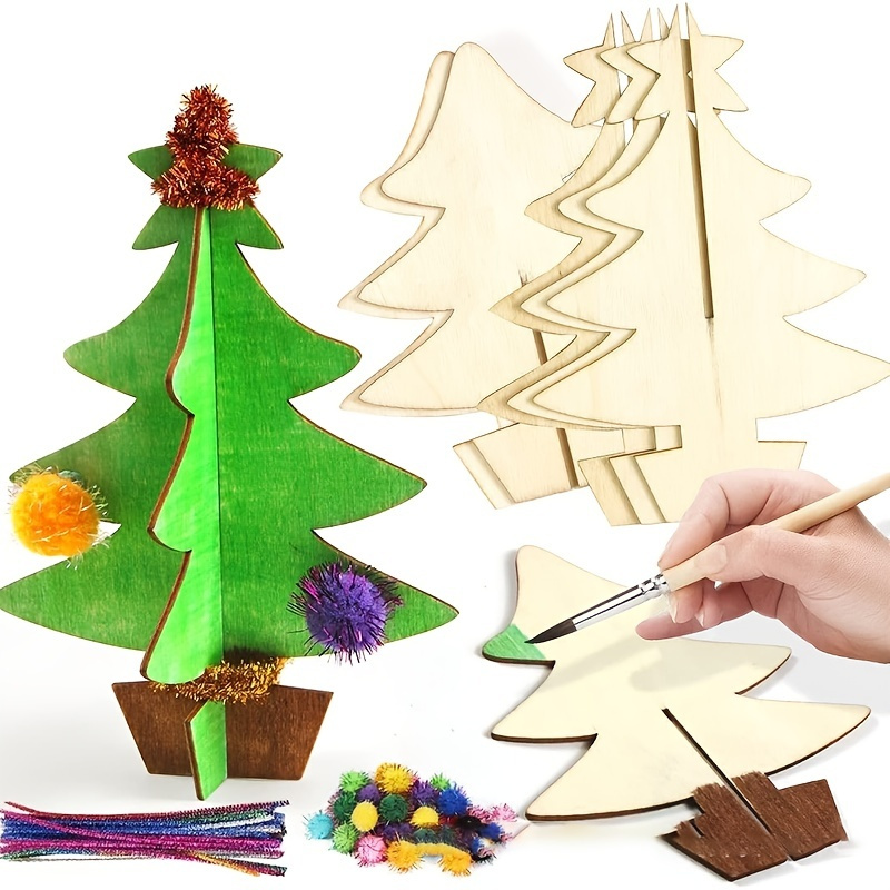 Art Craft Christmas Tree - 70 peças, Kit de Artesanato DIY