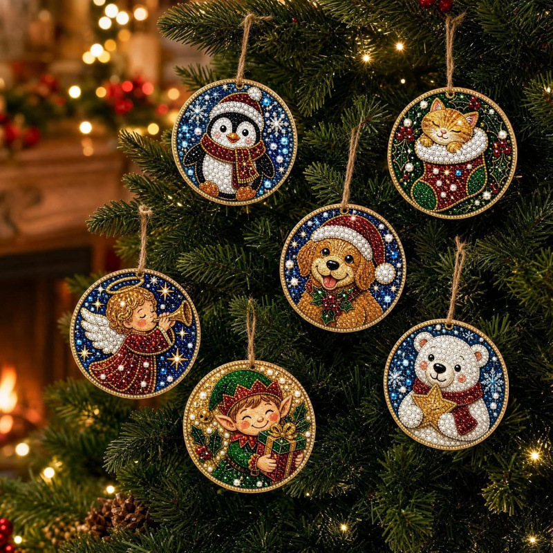 Kit de 6 peças para pintura de - Art Craft Christmas Tree avaliação e preço