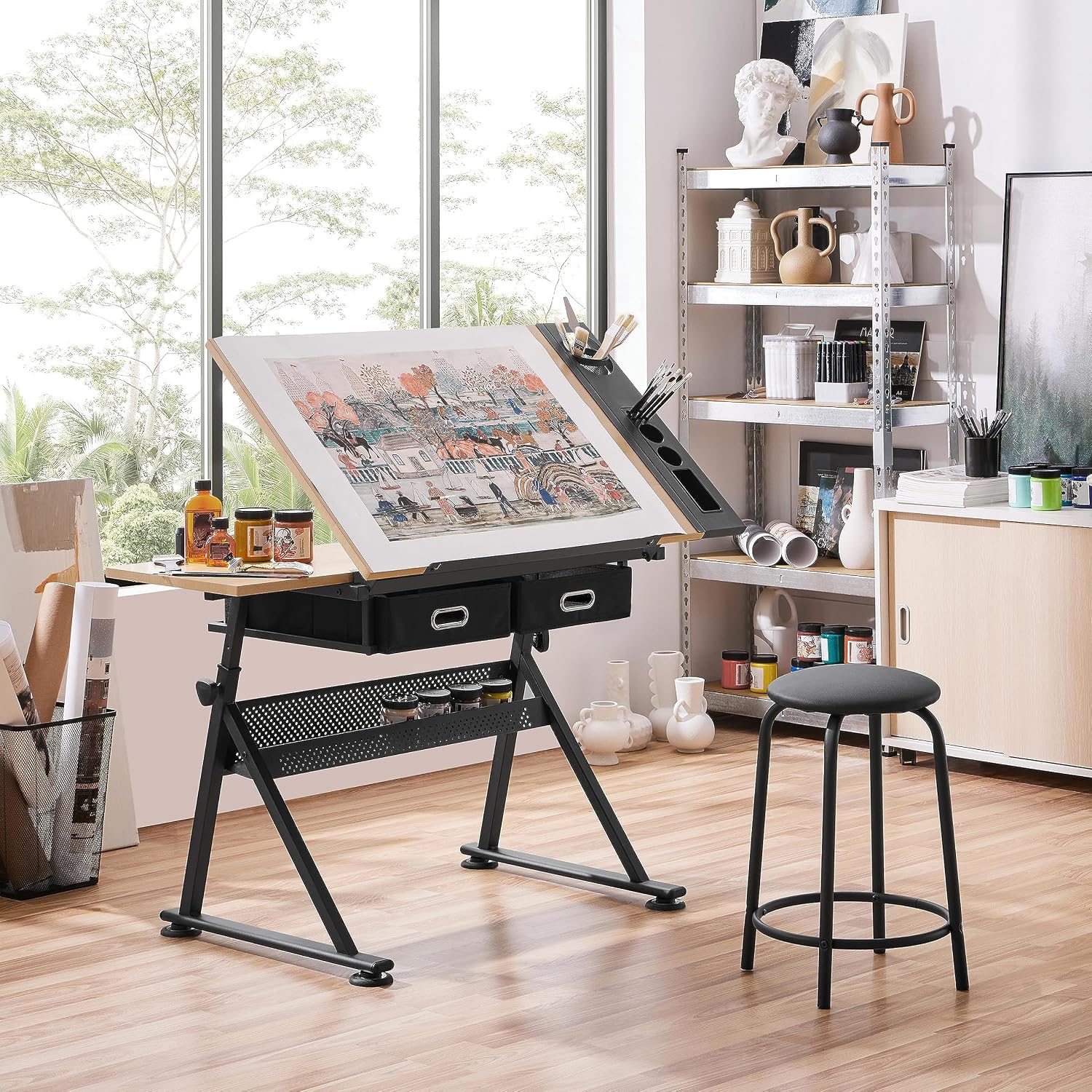 Mesa de Desenho Ajustável com  - Art Craft Wood avaliação e preço