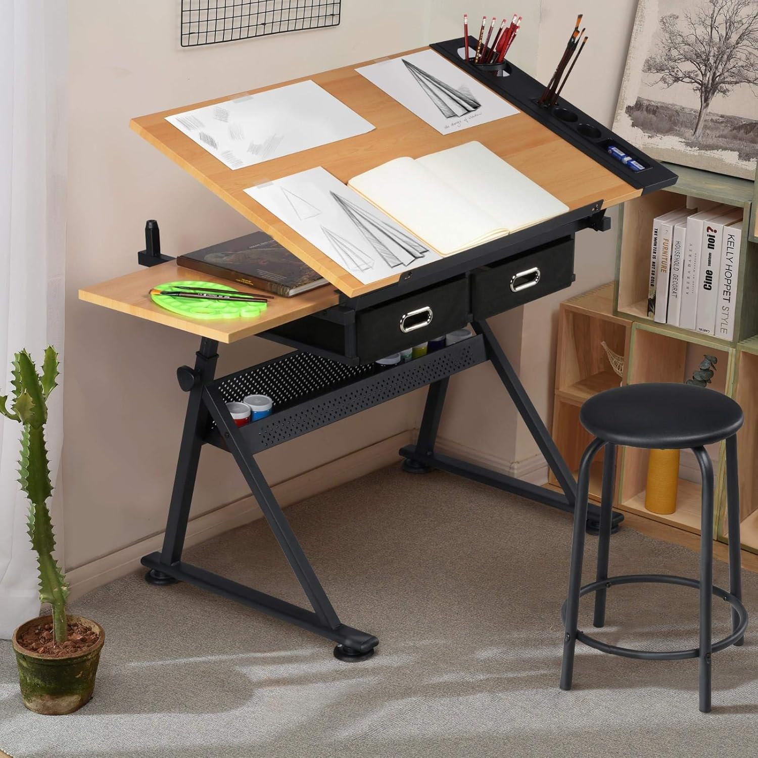 Mesa de Desenho Ajustável com  - Art Craft Wood avaliação e preço