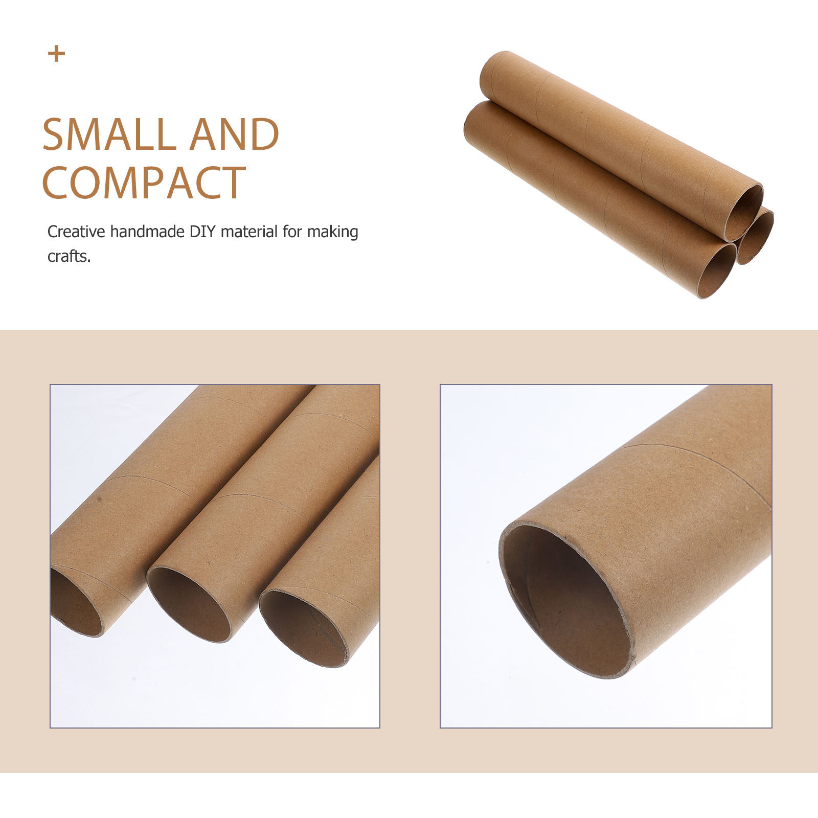 3 tubos de papel em branco par - Art Craft Youtube avaliação e preço