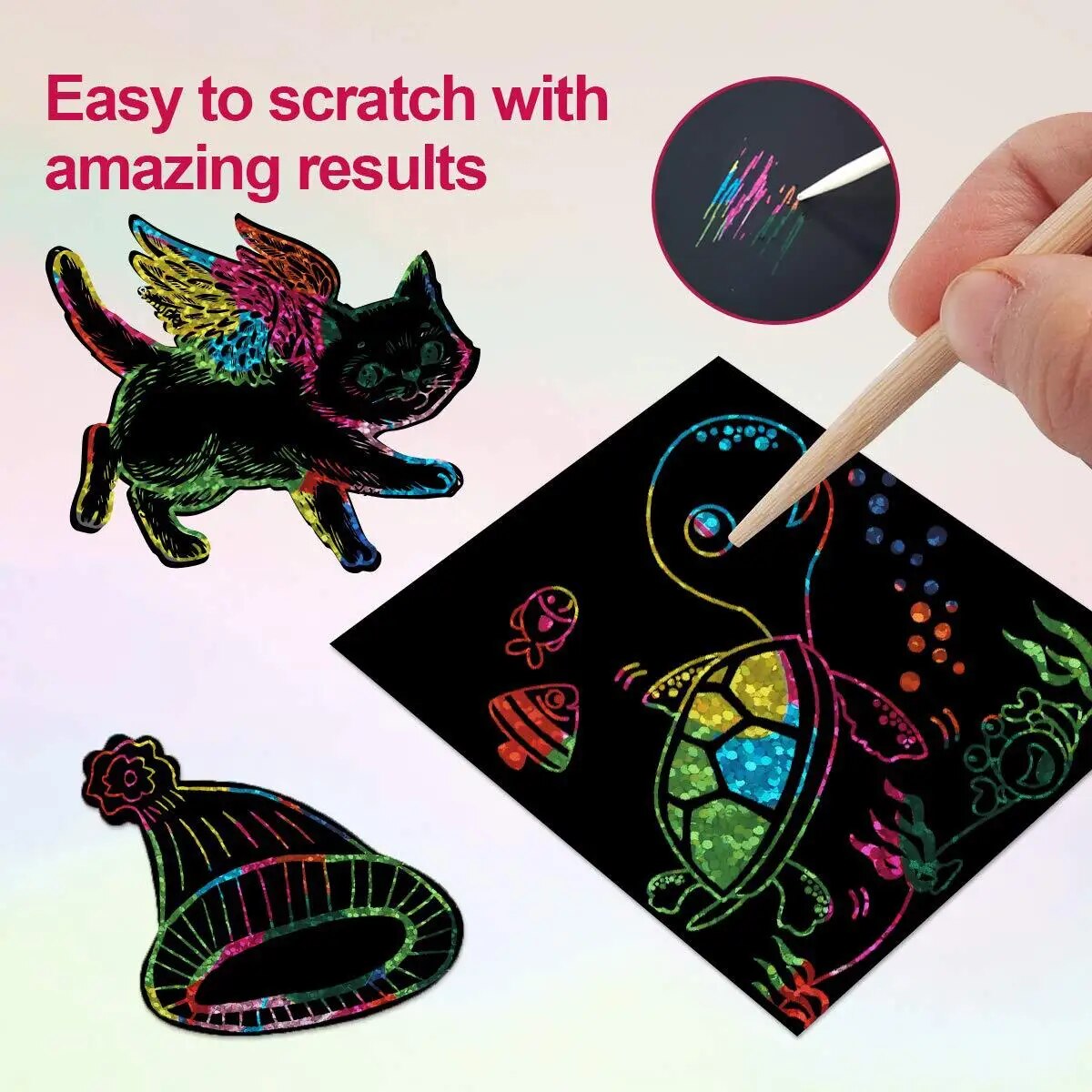 Muitos kits criativos de cartõ - Art Craft Education avaliação e preço
