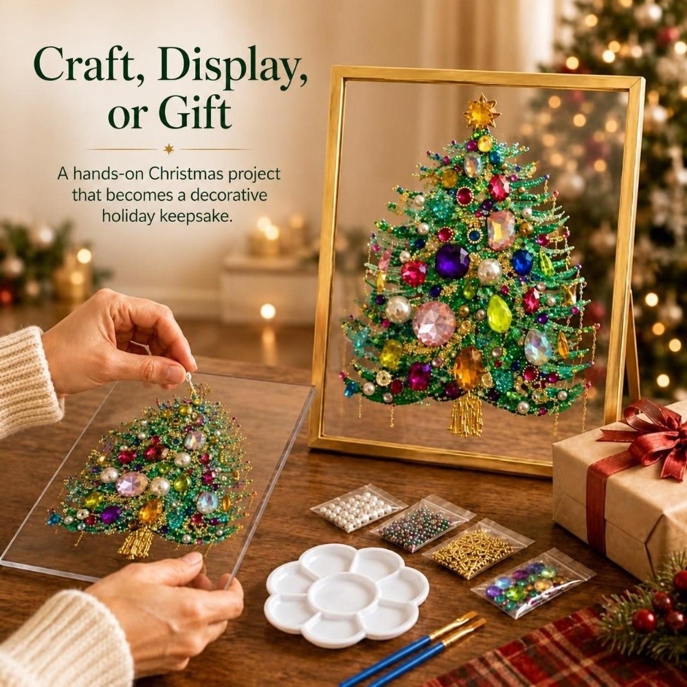 1 Conjunto de Kit de Arte para - Art Craft Christmas Tree avaliação e preço
