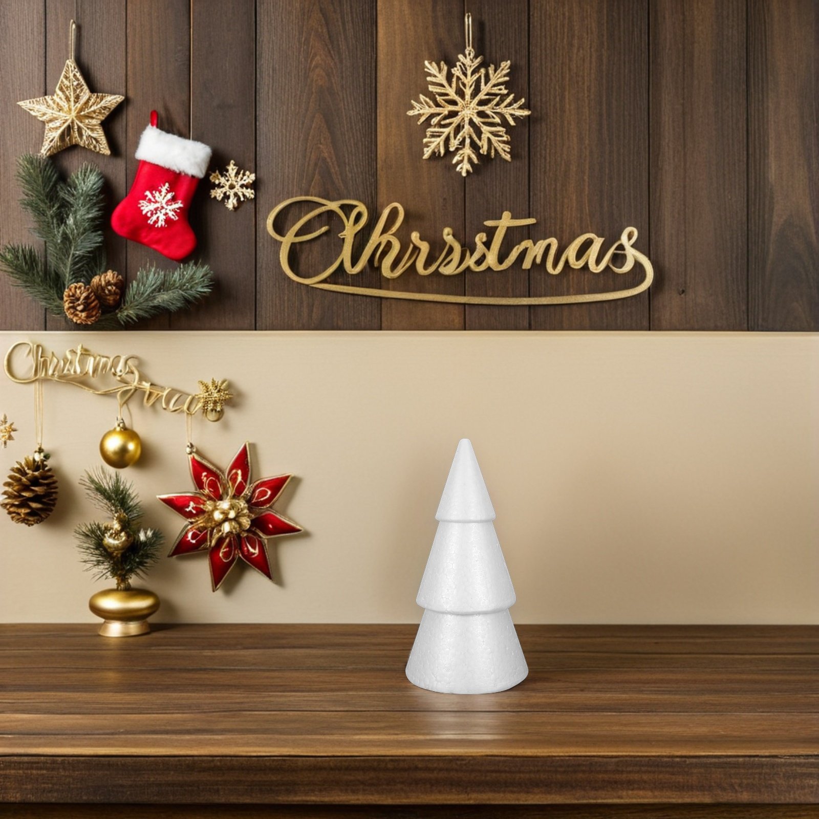 6 Peças de Cones de Espuma par - Art Craft Christmas Tree avaliação e preço