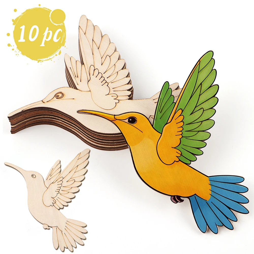 10 peças de recortes de madeir - Art Craft Wood avaliação e preço