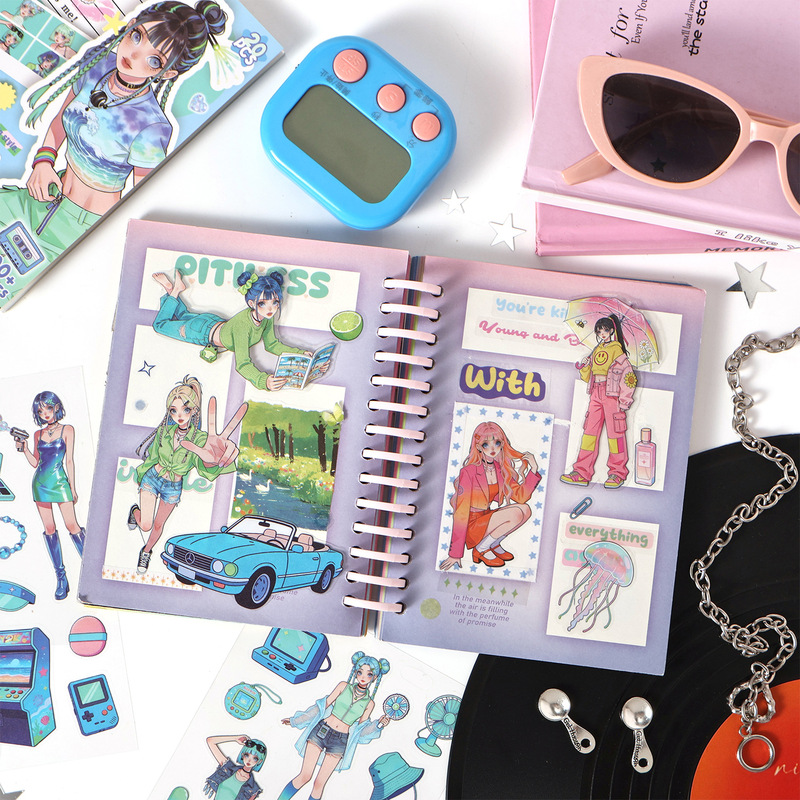 1 livro/20 peças de adesivos c - Art Craft Girl avaliação e preço