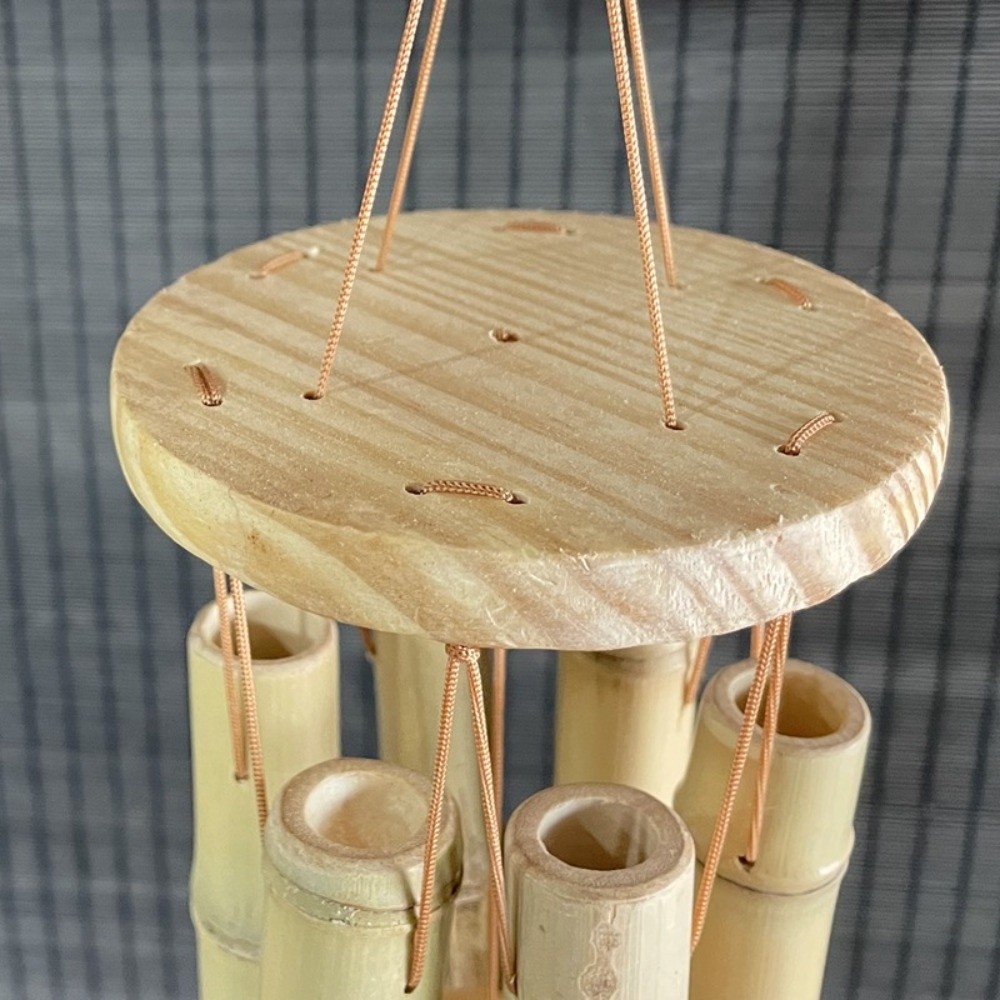 Sino de Vento Retrô de Bambu c - Art Craft Youtube avaliação e preço