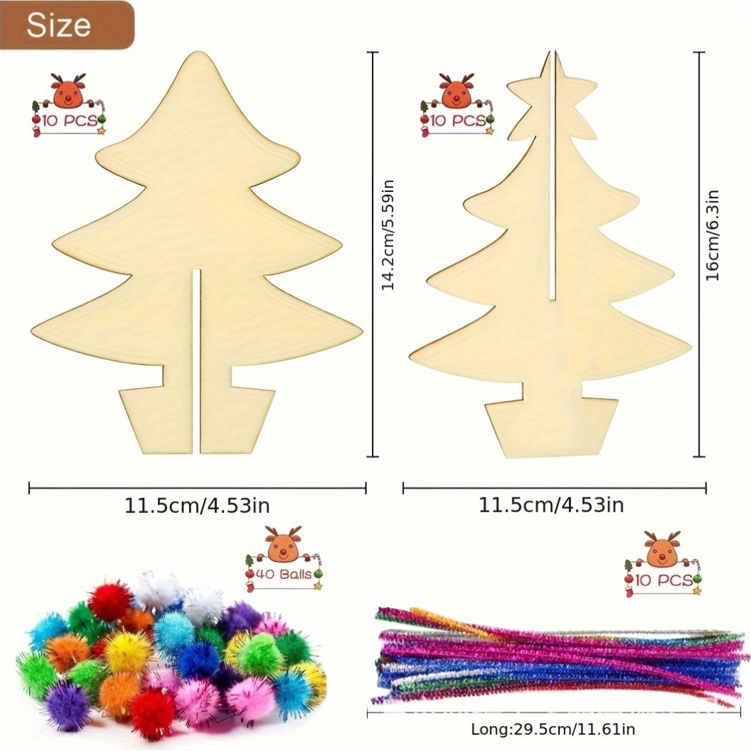 70 peças, Kit de Artesanato DI - Art Craft Christmas Tree avaliação e preço