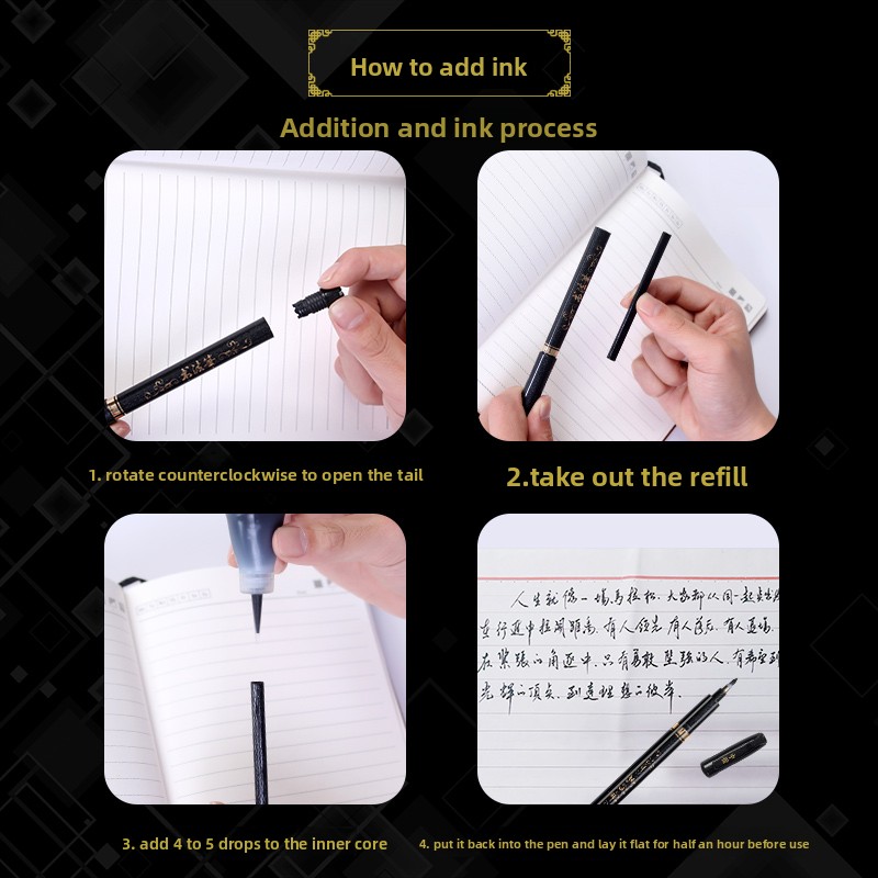 Conjunto de 4 Canetas Marcador - Calligraphy Pen Set avaliação e preço