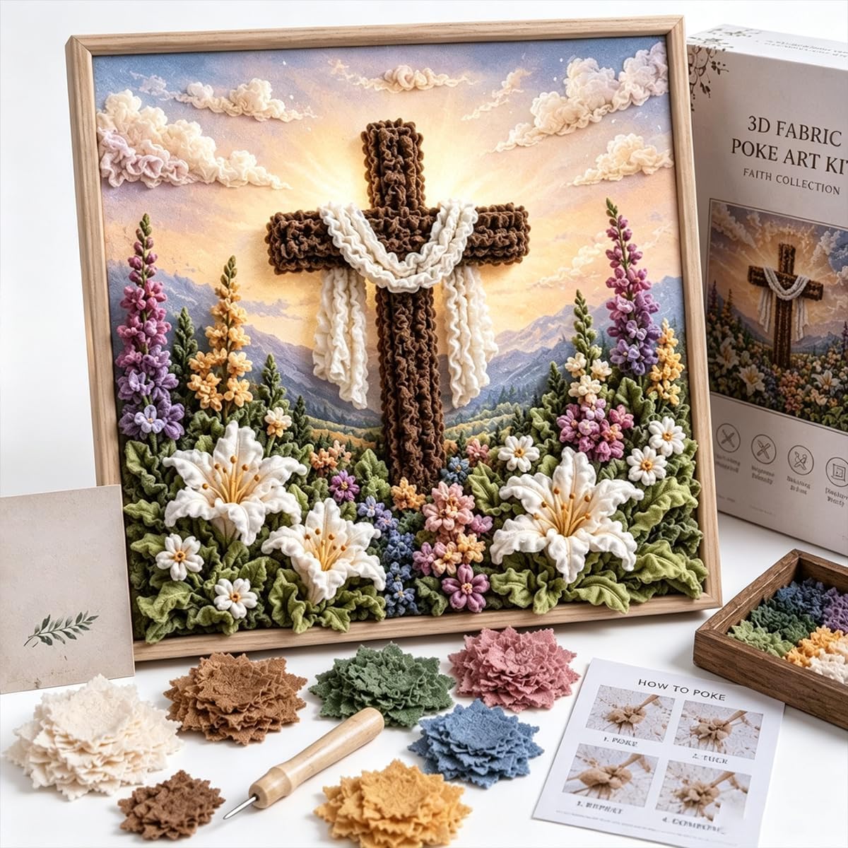 Kit de Arte em Tecido 3D com T - Art Craft Education avaliação e preço