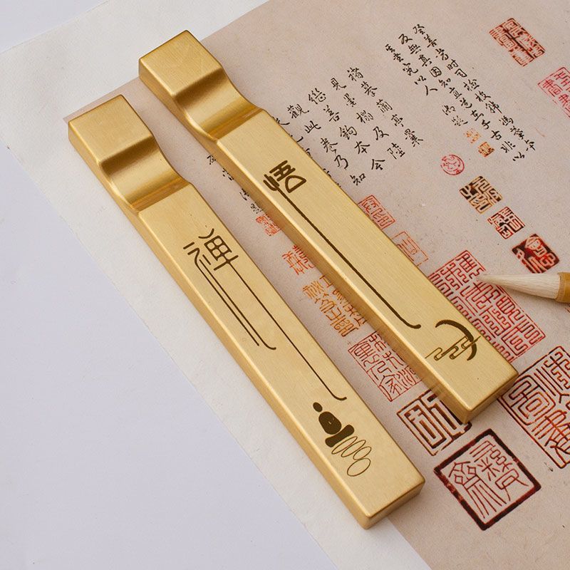 Prensa-papéis de Latão Sólido  - Calligraphy Pen Set avaliação e preço
