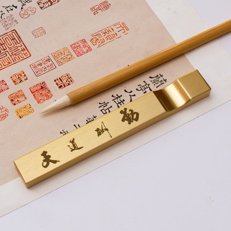 Prensa-papéis de Latão Sólido  - Calligraphy Pen Set avaliação e preço