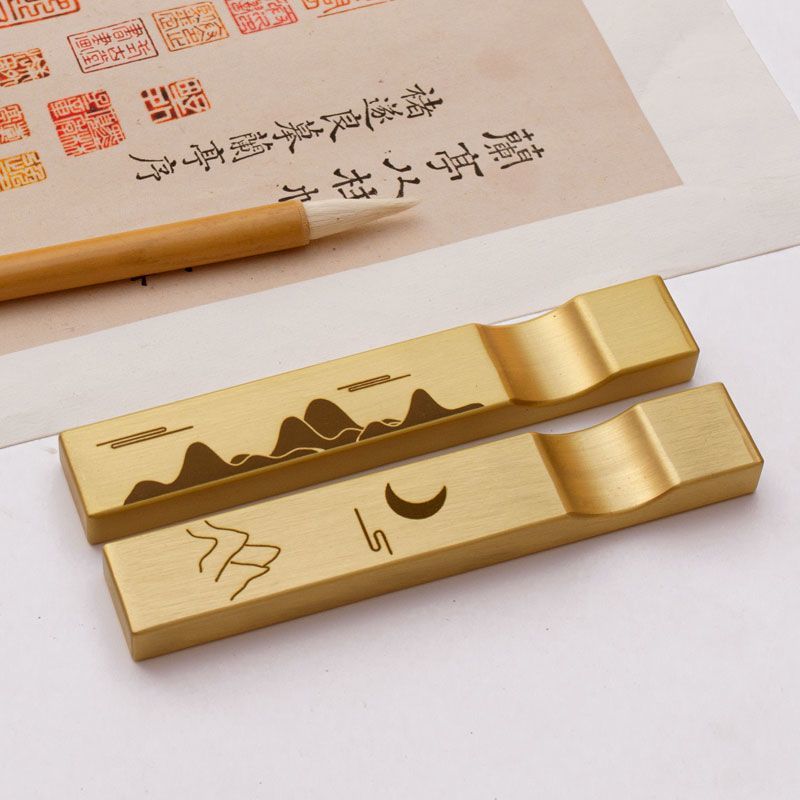 Prensa-papéis de Latão Sólido  - Calligraphy Pen Set avaliação e preço