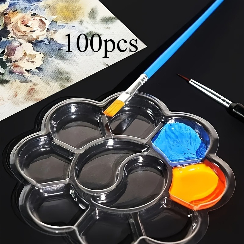 100 peças de paletas de pintur - Acrylic Pour Paint avaliação e preço