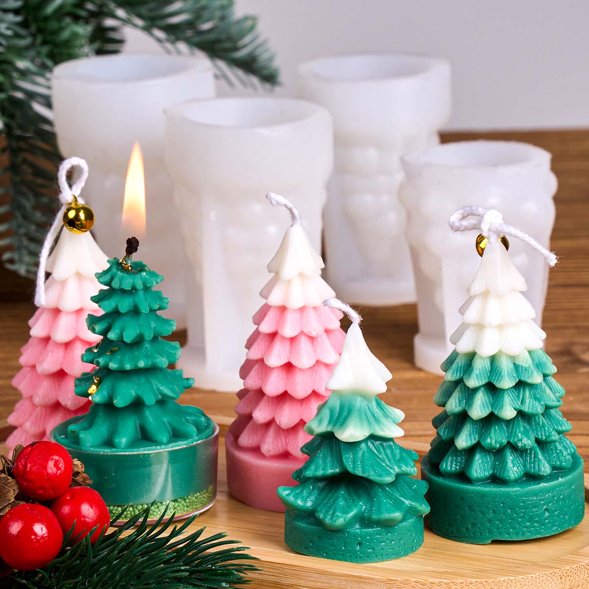 Molde de Silicone 3D para Árvo - Art Craft Christmas Tree avaliação e preço