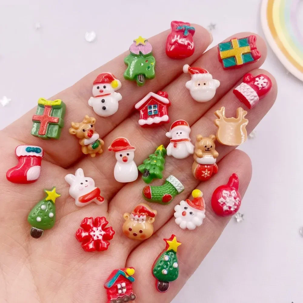 50 pçs resina mini colorido na - Art Craft Christmas Tree avaliação e preço