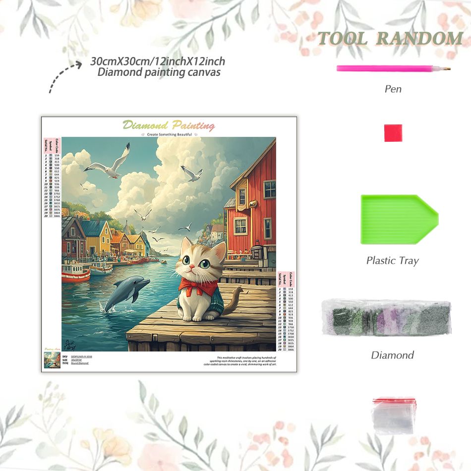 Kit de Pintura em Diamante de  - Art Craft Ideas With Paper avaliação e preço